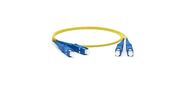 Hyperline FC-D2-9-SC / UR-SC / UR-H-3M-LSZH-YL Патч-корд волоконно-оптический (шнур) SM 9 / 125 (OS2), SC / UPC-SC / UPC, 2.0 мм, duplex, LSZH, 3 м