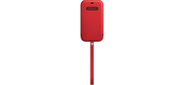 iPhone 12 Pro Max Leather Sleeve with MagSafe -  (PRODUCT)RED