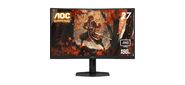 МОНИТОР 27" AOC CQ27G4X Black с поворотом экрана (VA, изогнутый, 2560x1440, 180Hz, 0.5 ms, 178° / 178°, 300 cd / m, 80M:1, +2xHDMI 2.0, +DisplayPort 1.4)