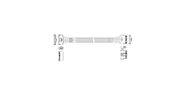 Кабель Amphenol RMC74-5874,  MCIO x8 74P  (прямой Straight Type) TO Slimline SAS x8 74P  (SFF8654,  прямой Straight Type) ,  85 Ohm,  L:100cm