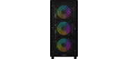 корпус Formula V Line MANA Dynamic Black AR,  ATX,  TYPE-C*1,  USB3.0*2,  FRONT 3x120mm ARGB,  REAR 1x120mm ARGB