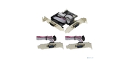 Контроллер Orient <XWT-PE4SV2LP>  (OEM) PCI-Ex1,  4xCOM9M Low Profile