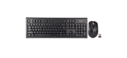 Клавиатура + мышь A4Tech 3000NS клав:черный мышь:черный USB беспроводная Multimedia
