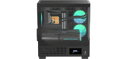 корпус Formula V Line Crystal E1M Black,  MATX,  USB3.0*2,  Switch Display Panel