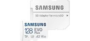 Samsung MB-MC128KA / RU EVO PLUS microSDXC 128Gb Class10 + adapter