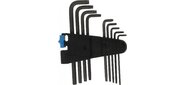 WERA  (WE-024244) 967 L / 9 TORX® HF Набор Г-образных ключей с фиксирующей функцией,  BlackLaser,  9 предметов