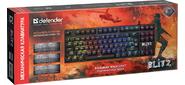 Клавиатура USB BLITZ GK-240L RU 45240 DEFENDER