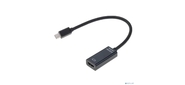 Bion Переходник с кабелем mini DisplayPort - HDMI,  20M / 19F,  длинна кабеля 15см,  черный [BXP-A-mDPM-HDMIF-015]