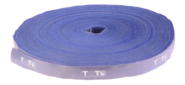 Хомут-липучка TWT шириной 20 мм, 30 м, синий