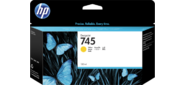 Cartridge HP 745 Желтый для HP DesignJet,  130ml