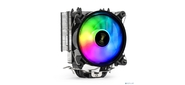 Exegate EX293667RUS Кулер ExeGate Dark Magic EXX400V2-PWM.RGB (Al+Cu, черное покрытие, 4 тепл.трубки, LGA775 / 1150 / 1151 / 1155 / 1156 / 1200 / 1700 / AM2 / AM2+ / AM3 / AM3+ / AM4 / FM1 / FM2 / 754 / 939 / 940, TDP 140W, Fan 120m