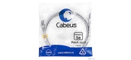 Cabeus PC-FTP-RJ45-Cat.5e-2m Патч-корд F / UTP, категория 5е, 2xRJ45 / 8p8c, экранированный, серый, PVC, 2м