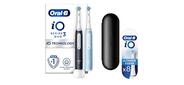 Электрическая зубная щетка IO3 DUO MATT BLACK + ICE BLUE ORAL-B
