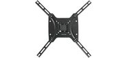 Kromax OPTIMA-402 black {Кронштейн для LED / LCD телевизоров 15"-55", max 25 кг, настенный, 3 ст свободы, наклон +5°-12°, поворот ±30°, от стены 68.5 мм, max VESA 400x400 мм, }
