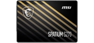 SSD жесткий диск SATA2.5" 480GB SPATIUM S270 480GB MSI