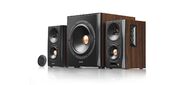 Edifier S360DB Brown {2 сат. + сабвуфер, 150W RMS,  40-20000Гц,  дерево,  беспроводной пульт ДУ,  Bluetooth aptX}