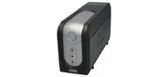 Powercom "Imperial IMP-525AP" ИБП (UPS) 525VA, черно-серебр. (USB) (3 кабеля)