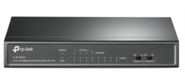 8-port 10 / 100 Mbps unmanaged switch with 4 PoE ports, metal case, desktop installation, PoE budget-41w.