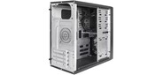 Exegate EX292981RUS Корпус Minitower ExeGate mEVO-7807  (mATX,  без БП,  1*USB+1*USB3.0,  черный 1x12 см с RGB подсветкой)
