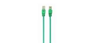 Патч-корд UTP Cablexpert PP12-0.5M / G кат.5e, 0.5м, литой, многожильный (зелёный)