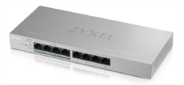 Zyxel GS1200-8HP,  8xGE  (4xPoE+),  настольный,  бесшумный  (без вентилятора),  с поддержкой VLAN,  IGMP,  QoS и Link Aggregation,  бюджет PoE 60 Вт