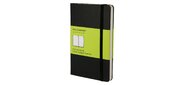 Блокнот Moleskine CLASSIC QP012 Pocket 90x140мм 192стр. нелинованный твердая обложка фиксирующая резинка черный
