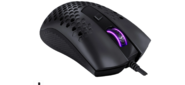 Redragon Проводная игровая мышь Storm Basic 12400 DPI,  черная,  легкая [71122]