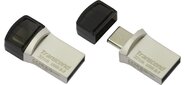 Transcend TS32GJF890S 32GB,  JetFlash 890,  USB 3.1 + USB Type-C,  OTG,  Silver