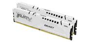 Память оперативная / Kingston 64GB 5600MT / s DDR5 CL40 DIMM (Kit of 2) FURY Beast White XMP