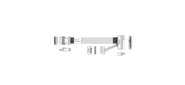 Кабель Amphenol RML42-1136 Cable OcuLink SFF8611 4i  -TO-  SFF8639  ,  85 Ohm,   L:100cm