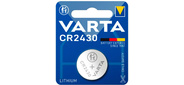 Батарейка Varta ELECTRONICS CR2430 BL1 Lithium 3V  (6430)  (1 / 10 / 100)