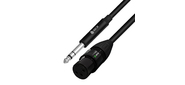 GCR Кабель 7.0m  микрофонный stereo jack 6, 35mm  /  XLR,  M / F,  черный,  AL case черный,   GCR-53440