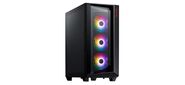 Корпус XPG CRUISER Black [CRUISERST-BKCWW]  (Midi-Tower,  черный,  TG,  120mm ARGB fan*3)
