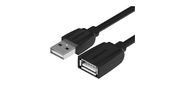 Кабель-удлинитель Vention USB 2.0 AM / AF - 0, 5м Black Edition