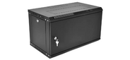 ЦМО Шкаф телекоммуникационный настенный разборный ЭКОНОМ 9U (600 650) дверь металл, цвет черный