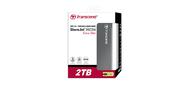 Внешний жесткий диск 2TB Transcend StoreJet 25C3,  2.5",  USB 3.0,  тонкий, стальной серый