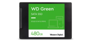 WD SSD Green,  480GB,  2.5" 7mm,  SATA3,  3D TLC,  R / W 545 / н.д.,  IOPs н.д. / н.д.,  TBW н.д.,  DWPD н.д.  (12 мес.)