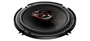 Колонки автомобильные Pioneer TS-R1651S-2  (без решетки) 300Вт 90дБ 4Ом 14.24см  (6дюйм)  (ком.:2кол.) коаксиальные трехполосные
