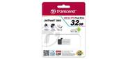 Transcend 32GB JETFLASH 380  (Silver) micro-USB  /  USB2.0