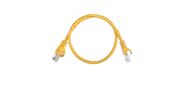 Патч-корд ACD-LPU5E-5DY [ACD-LPU5E-5DY] Cat5e UTP 24AWG 4Pair,  7 / 0.18мм CCA Желтый,  0.5м,   (741371)