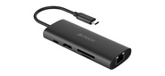 Разветвитель USB-C A4Tech DST-80C 2порт. серый