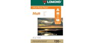 Фотобумага LOMOND Односторонняя Матовая / Матовая A3 / 120 / 100л.