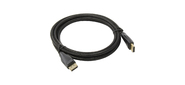 Vention DP Male to Male Cable 2M Cotton Braided Black