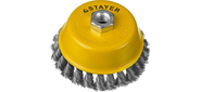 Щетка дисковая по металлу Stayer 35128-120 d=120мм d (посад.)=22мм  (угловые шлифмашины)