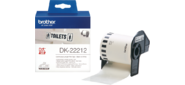 Пленочная клеящаяся лента Brother DK22212  (белая,  ширина 62 мм x 15.24 м)