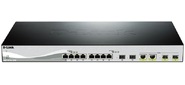 D-Link DXS-1210-12TC,  10 Gigabit Ethernet Smart Switch with 8-port 10GBASE-T + 2-port SFP + 2-port 10GBASE-T / SFP