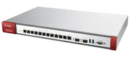 Zyxel ZyWALL ATP700 Firewall,  Rack,  12 Configurable  (LAN  /  WAN) GE,  2xSFP,  2xUSB3.0,  AP Controller  (8 / 264) Ports,  Device HA Pro,  Sandbox,  and Botnet Filter,  1 Year Gold Subscription  (Full UTM -functional,  SecuReporter and control 264 AP)