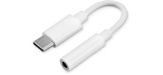 Переходник Buro BHP TPC-JCK USB Type-C (m) Jack 3.5mm (f) белый