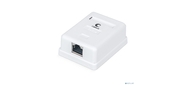 Cabeus WS-8P8C-Cat.5e-SH-1 Розетка компьютерная RJ-45 (8P8C), категория 5e, экранированная, одинарная, внешняя, Dual IDC