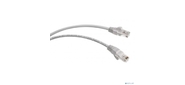 Cabeus PC-UTP-RJ45-Cat.6-1m-LSZH Патч-корд U / UTP, категория 6, 2xRJ45 / 8p8c, неэкранированный, серый, LSZH, 1м